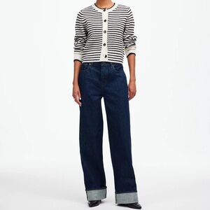 Madewell Dark Blue Wide-Leg Jeans